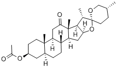 CAS#: 915-35-5, (3beta,5alpha,25R)-3-(Acetyloxy)-Spirostan-12-One
