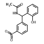 CAS#: 915019-18-0, N-[(2-Hydroxyphenyl)(3-nitrophenyl)methyl]acetamide