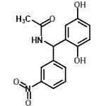 CAS#: 915019-21-5, N-[(2,5-Dihydroxyphenyl)(3-nitrophenyl)methyl]acetamide