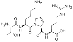 CAS#: 91502-65-7, L-Threonyl-L-Lysyl-3,4-Didehydro-L-Prolyl-L-Arginine