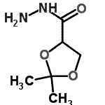 CAS#: 915193-74-7, 2,2-Dimethyl-1,3-dioxolane-4-carbohydrazide