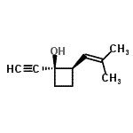 CAS#: 91531-61-2, (1R,2R)-1-Ethynyl-2-(2-methyl-1-propen-1-yl)cyclobutanol
