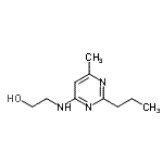 CAS#: 915914-21-5, 2-[(6-Methyl-2-propyl-4-pyrimidinyl)amino]ethanol
