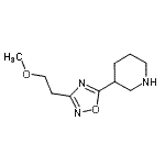 CAS 登录号：915920-01-3， 3-[3-(2-甲氧基乙基)-1,2,4-恶二唑-5-基]哌啶