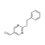 CAS#: 915920-15-9, 2-(Benzylsulfanyl)-5-pyrimidinecarbaldehyde