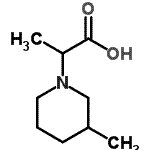 CAS 登录号：915920-25-1， 2-(3-甲基-1-哌啶基)丙酸
