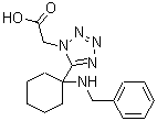 CAS#: 915920-47-7, {5-[1-(Benzylamino)cyclohexyl]-1H-tetrazol-1-yl}acetic acid