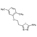 CAS#: 915921-54-9, 5-[2-(2,5-Dimethylphenoxy)ethyl]-1,3,4-thiadiazol-2-amine