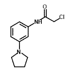 CAS#: 915921-99-2, 2-Chloro-N-[3-(1-pyrrolidinyl)phenyl]acetamide