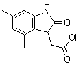 CAS 登录号：915922-61-1， (4,6-二甲基-2-氧代-2,3-二氢-1H-吲哚-3-基)乙酸