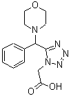 CAS#: 915922-69-9, {5-[4-Morpholinyl(phenyl)methyl]-1H-tetrazol-1-yl}acetic acid