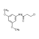 CAS 登录号：915923-51-2， 3-氯-N-(3,5-二甲氧基苯基)丙酰胺