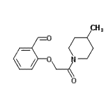 CAS 登录号：915923-54-5， 2-[2-(4-甲基-1-哌啶基)-2-氧代乙氧基]苯甲醛