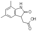 CAS 登录号：915923-70-5， (5,7-二甲基-2-氧代-2,3-二氢-1H-吲哚-3-基)乙酸