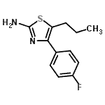 CAS#: 915923-78-3, 4-(4-Fluorophenyl)-5-propyl-1,3-thiazol-2-amine