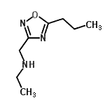 CAS 登录号：915925-27-8， N-[(5-丙基-1,2,4-恶二唑-3-基)甲基]乙胺