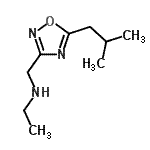 CAS#: 915925-33-6, N-[(5-Isobutyl-1,2,4-oxadiazol-3-yl)methyl]ethanamine