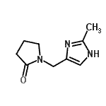 CAS#: 916254-29-0, 1-[(2-Methyl-1H-imidazol-4-yl)methyl]-2-pyrrolidinone