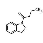 CAS#: 91639-92-8, 1-(2,3-Dihydro-1H-indol-1-yl)-1-butanone