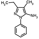 CAS#: 91642-97-6, 3-Ethyl-4-methyl-1-phenyl-1H-pyrazol-5-amine