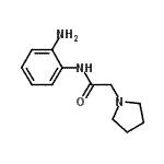 CAS#: 91646-50-3, N-(2-Aminophenyl)-2-(1-pyrrolidinyl)acetamide