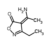 CAS#: 916612-52-7, (4Z)-4-(1-Aminoethylidene)-3-ethyl-1,2-oxazol-5(4H)-one