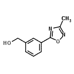 CAS#: 91673-13-1, [3-(3-Methyl-1,2,4-oxadiazol-5-yl)phenyl]methanol