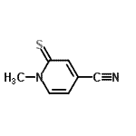 CAS#: 916880-41-6, 1-Methyl-2-thioxo-1,2-dihydro-4-pyridinecarbonitrile