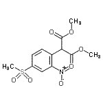 CAS 登录号：917562-22-2， 二甲基[4-(甲基磺酰基)-2-硝基苯基]丙二酸酯