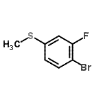 CAS#: 917562-25-5, 1-Bromo-2-fluoro-4-(methylsulfanyl)benzene