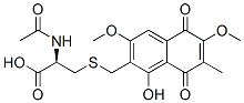 CAS#: 91776-48-6, N-Acetyl-S-[(5,8-Dihydro-1-Hydroxy-3,6-Dimethoxy-7-Methyl-5,8-Dioxonaphthalen-2-Yl)Methyl]-L-Cysteine