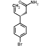 CAS 登录号：918149-71-0， (3S)-3-(4-溴苯基)-4-戊烯酰胺