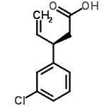 CAS#: 918149-77-6, (3R)-3-(3-Chlorophenyl)-4-pentenoic acid