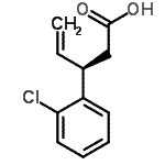 CAS#: 918149-78-7, (3R)-3-(2-Chlorophenyl)-4-pentenoic acid