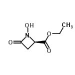 CAS 登录号：91815-12-2， 乙基(2R)-1-羟基-4-氧代-2-吖丁啶羧酸酯