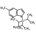 CAS 登录号：918523-66-7， 5-甲基-1-(三异丙基硅烷基)-1H-吡咯并[2,3-b]吡啶