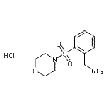 CAS 登录号：918812-18-7， 1-[2-(4-吗啉基磺酰基)苯基]甲胺盐酸盐(1:1)