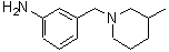 CAS#: 919018-27-2, 3-[(3-Methyl-1-piperidinyl)methyl]aniline