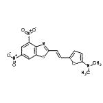 CAS#: 919285-59-9, 5-[(E)-2-(4,6-Dinitro-1,3-benzothiazol-2-yl)vinyl]-N,N-dimethyl-2-furanamine