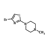CAS#: 919352-66-2, 1-(4-Bromo-1,3-thiazol-2-yl)-4-methylpiperazine