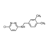 CAS#: 919522-42-2, 6-chloro-N-[(3,4-dimethylphenyl)methyl]pyridazin-3-amine