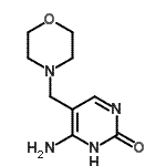 CAS 登录号：919524-54-2， 6-氨基-5-(4-吗啉基甲基)-2(1H)-嘧啶酮