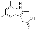 CAS#: 91957-25-4, (2,5,7-Trimethyl-1H-indol-3-yl)acetic acid