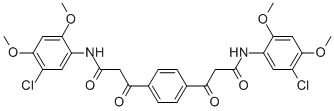 CAS#: 92-21-7, alpha,alpha'-Terephthaloylbis-5-chloro-2,4-dimethoxyacetanilide