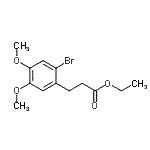 CAS#: 92018-57-0, Ethyl 3-(2-bromo-4,5-dimethoxyphenyl)propanoate
