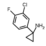 CAS#: 920501-73-1, 1-(3-Chloro-4-fluorophenyl)cyclopropanamine