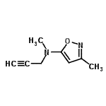 CAS#: 92087-54-2, N,3-Dimethyl-N-(2-propyn-1-yl)-1,2-oxazol-5-amine