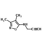 CAS#: 92087-69-9, 3,4-Dimethyl-N-(2-propyn-1-yl)-1,2-oxazol-5-amine