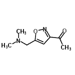 CAS 登录号：92096-08-7， 1-{5-[(二甲基氨基)甲基]-1,2-恶唑-3-基}乙酮