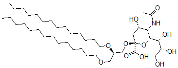 CAS#: 92131-78-7, 1,2-Di-O-Tetradecyl-3-O-alpha-Sialylglycerol